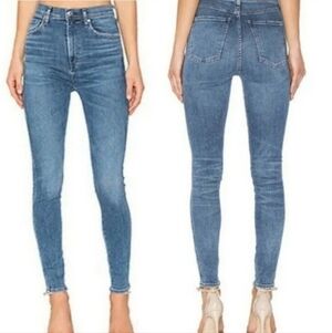 AGOLDE Roxanne Super High Rise Skinny in Adore, Size 29